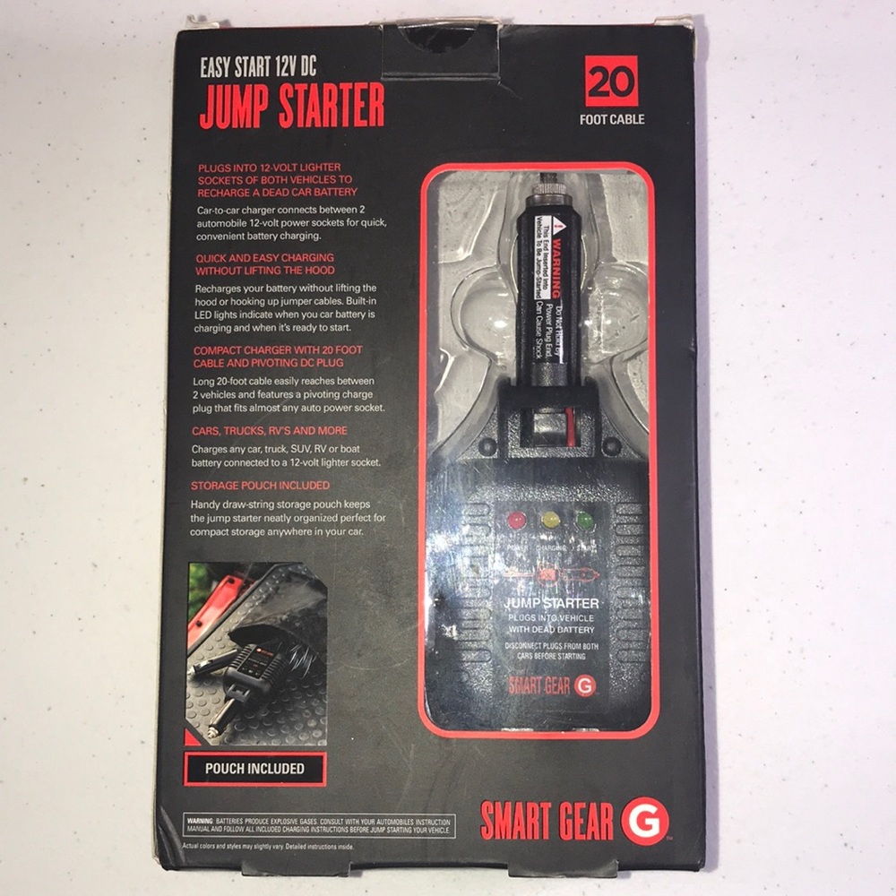 Smart Gear, Easy Start Jump Starter, New In Box,